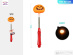 Hůlka ve stylu Halloween