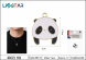 Slitinový přívěsek panda