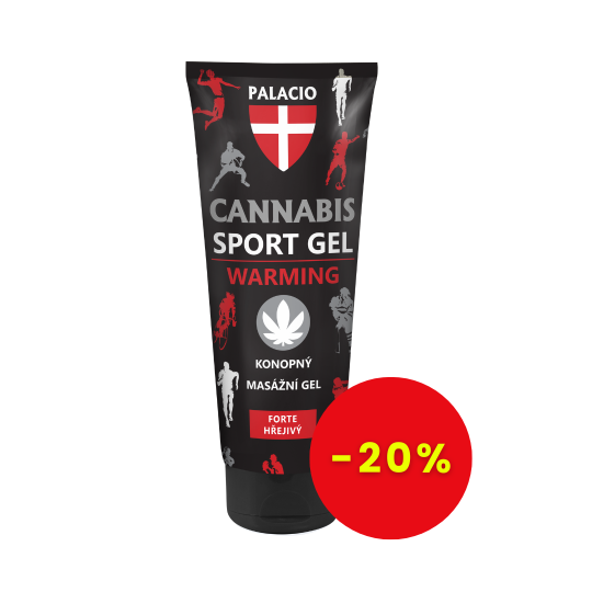 PALACIO Konopný Sport gel Forte hřejivý 200ml, PALACIO Konopný Sport gel Forte hřejivý 200ml