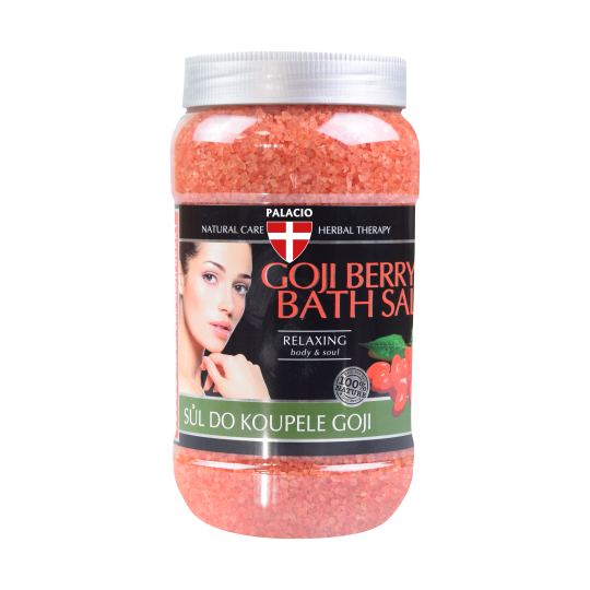 PALACIO Goji koupelová sůl, 1200 g, PALACIO Goji koupelová sůl, 1200 g