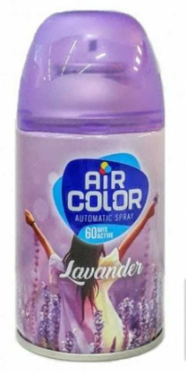 Air Color 250ml Osvěžovač vzduchu automatická náplň Lavender, Air Color 250ml Osvěžovač vzduchu automatická náplň Lavender