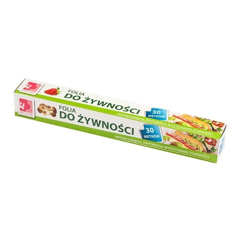 Potravivová fólie 30 m krabice, FOLIA SPOŻYWCZA 30m KARTONIK