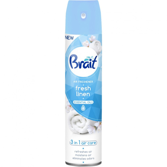 Brait osvěžovač vzduchu Fresh Linen 300ml, ODŚW.BRAIT FRESH LINEN 300ML-GAZ