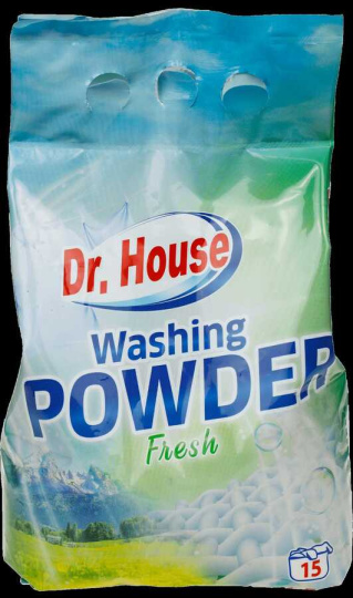 Dr. House prací prášek Fresh 1.5 kg (15PD), Dr. House prací prášek Fresh 1.5 kg (15PD)