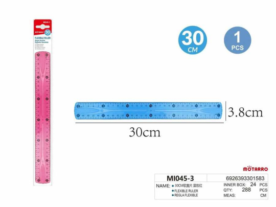 Pravítko 30 cm, Pravítko 30 cm